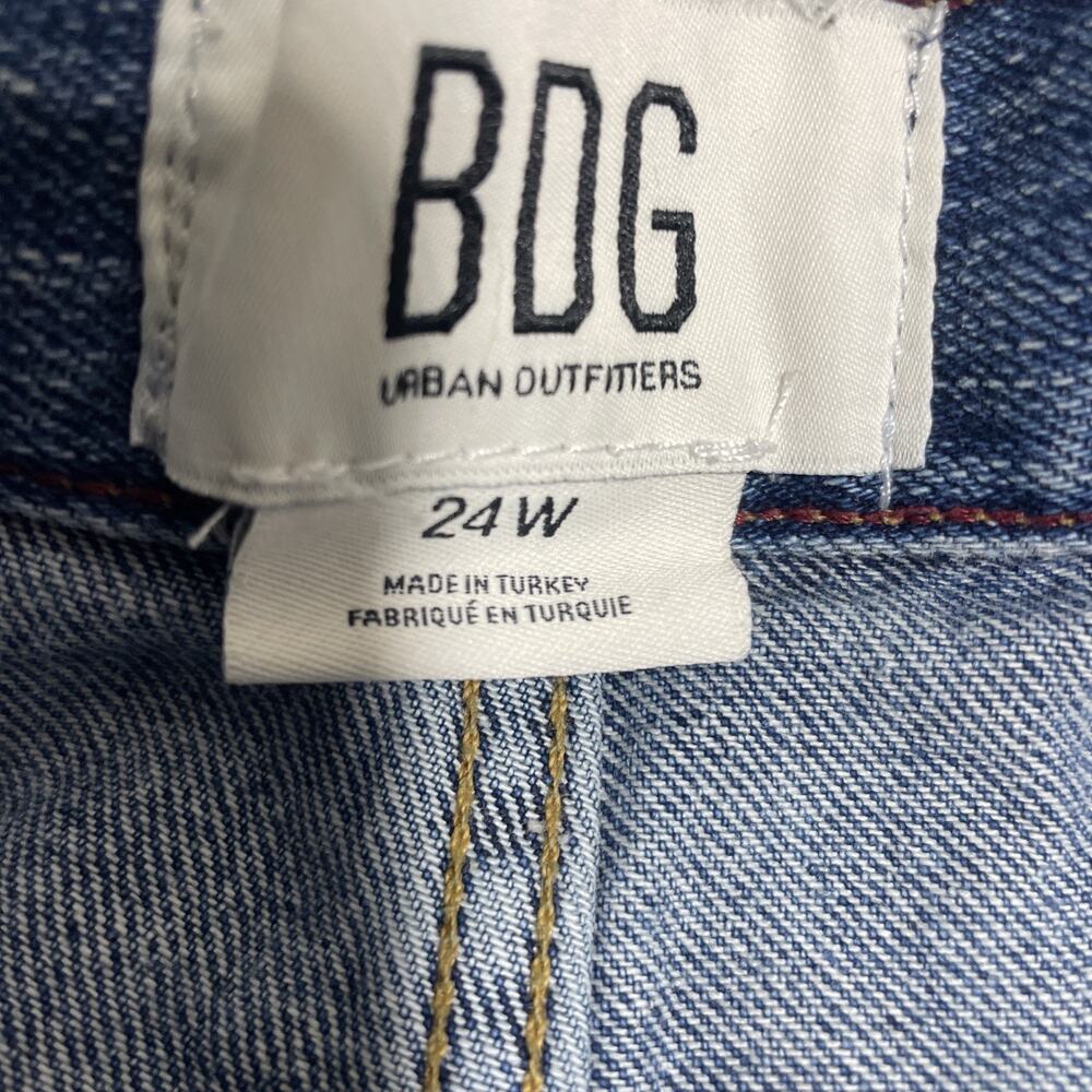 BDG Urban Outfitters High Rise Baggy Jeans Women's Size 24 Blue Light Wash - Picture 13 of 16